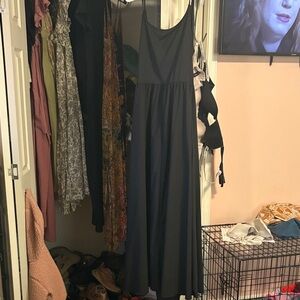 HALARA Black Maxi Dress
